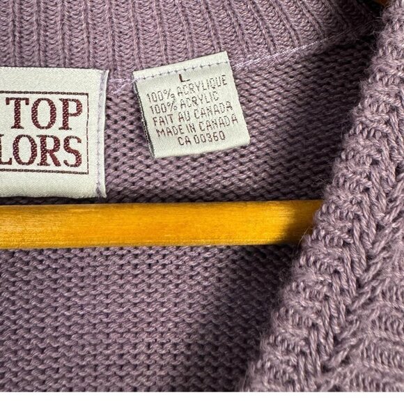 Vintage 90s Grandpa Sweater, Fair Isle, Knit Pullover, Oversized - Picture 3 of 7